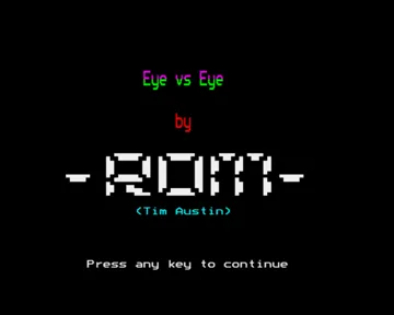 Eye vs Eye (1987)(Romsoft)[a][EYEEYE] screen shot title